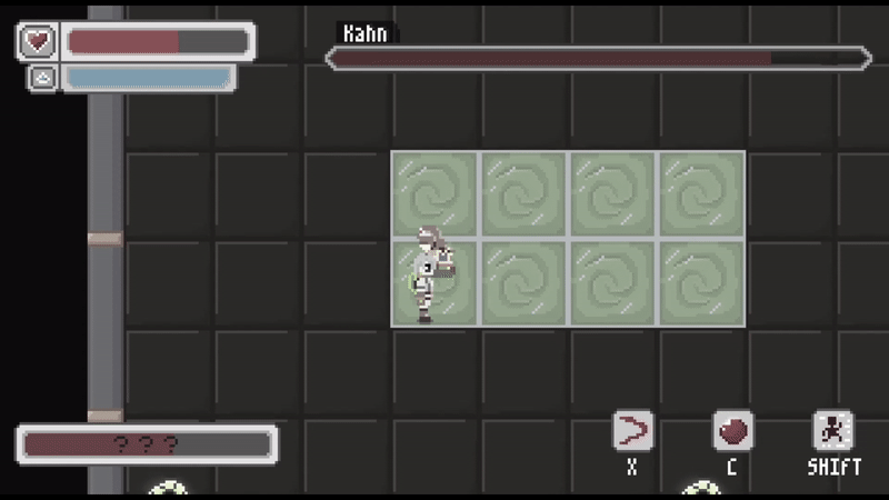 Princess battles gauntlet wielding enemy