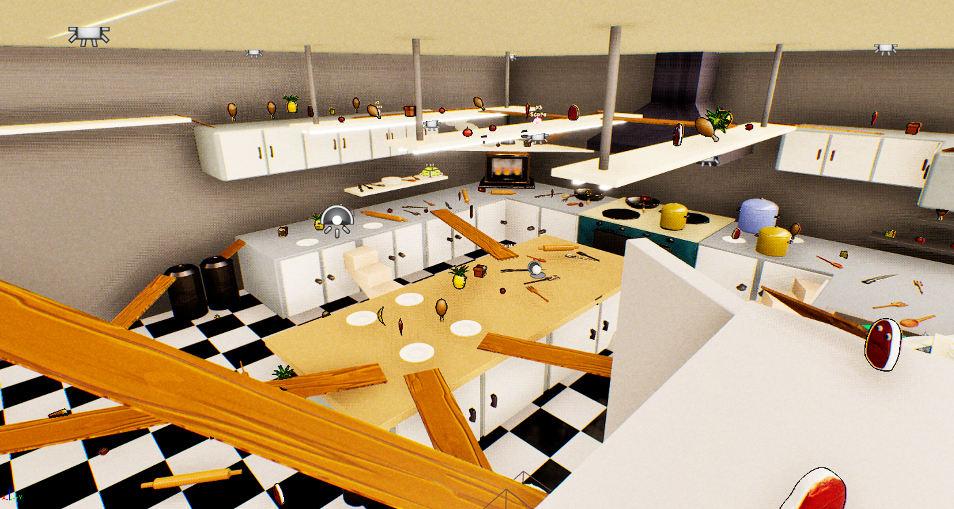 Overview of kitchen level